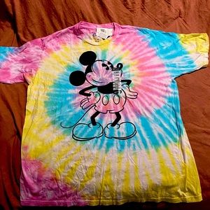 Hot Topic Disney Mickey Tie Dye T-Shirt